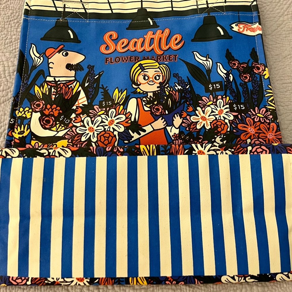 CHALO SEATTLE FLOWER MARKET TOTE & POUCH